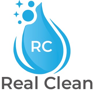 logotipo realclean azul